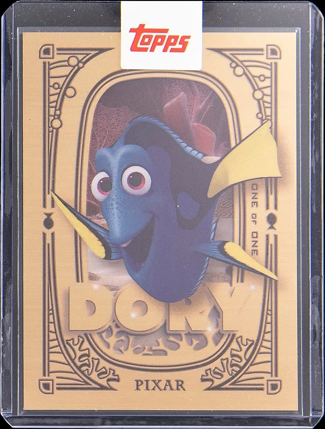 2025 Topps Dory - Topps Encased Pixar Gold Find Dory #FD-1 card image
