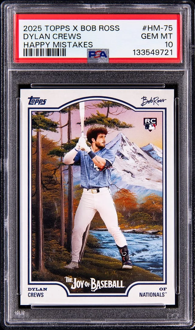 2025 Topps Dylan Crews x Bob Ross Happy Mistakes #HM-75 card image
