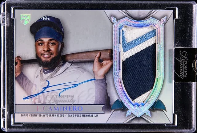 2025 Topps Dynasty Junior Caminero Dynastic Data #DAP-JCA5 card image