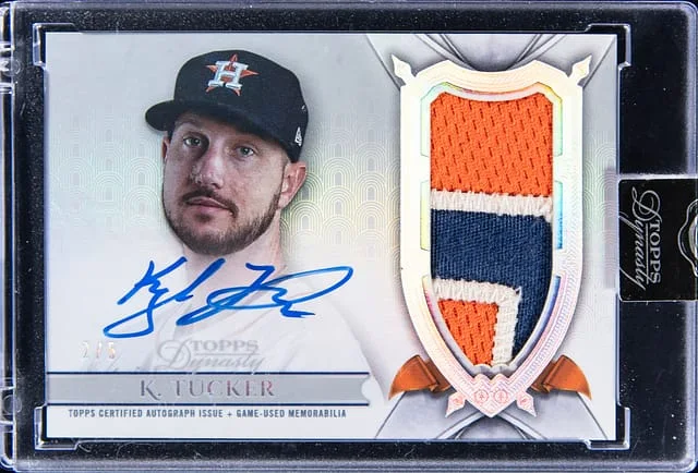 2025 Topps Dynasty Kyle Tucker Autograph Patch #DAP-KT3 card image
