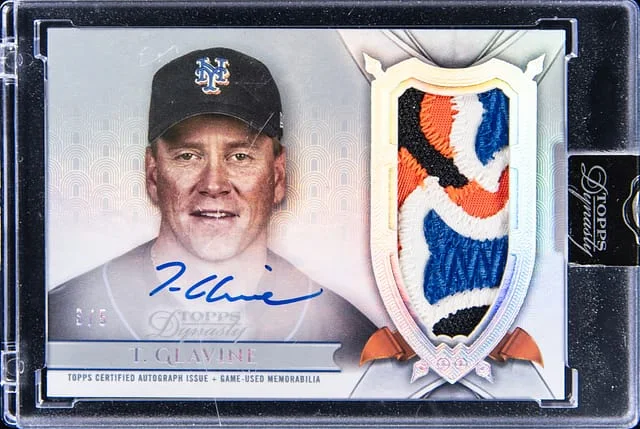 2025 Topps Dynasty Tom Glavine Autograph Patch #DAP-TG4 card image