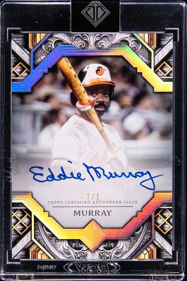 2025 Topps Eddie Murray Transcendent Collection Autographs Platinum #TAC-EM card image