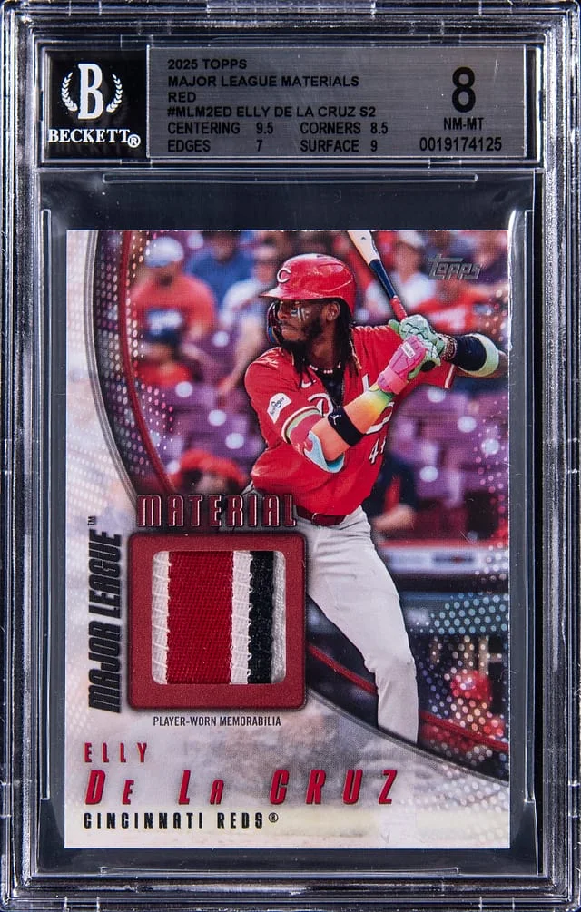 2025 Topps Elly De La Cruz Major League Materials Red #MLM2-ED card image