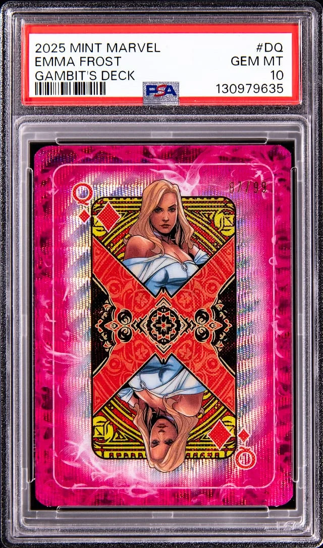 2025 Topps Emma Frost Mint Marvel Gambit's Deck #D-Q card image