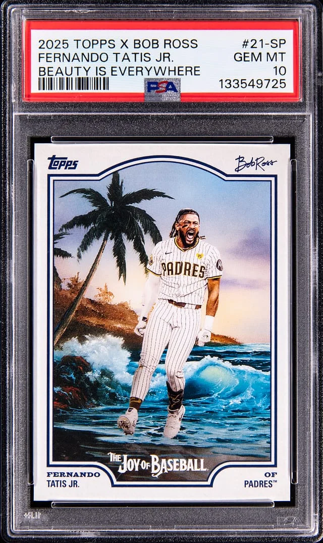2025 Topps Fernando Tatis Jr. x Bob Ross Beauty is Everywhere #21-SP card image