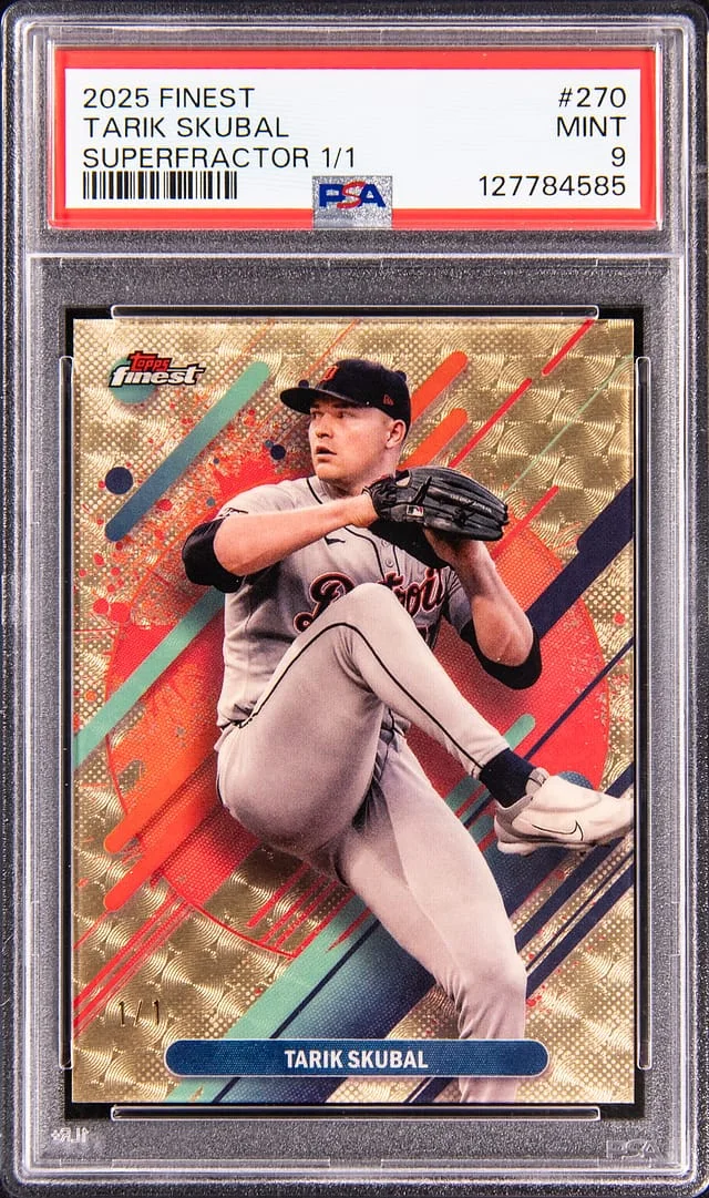 2025 Topps Finest Tarik Skubal SuperFractor #270 card image
