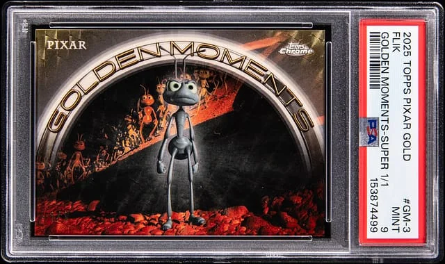 2025 Topps Flik Pixar Gold Golden Moments SuperFractor #GM-3 card image