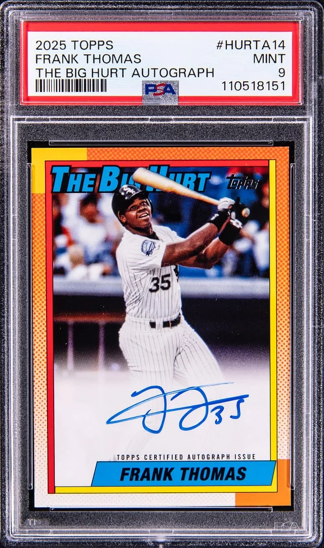 2025 Topps Frank Thomas The Big Hurt Autograph #HURTA-14 card image