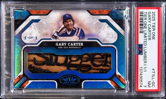 2025 Topps Gary Carter Game-Used Tier One Limited Lumber #T1LL-GC card image