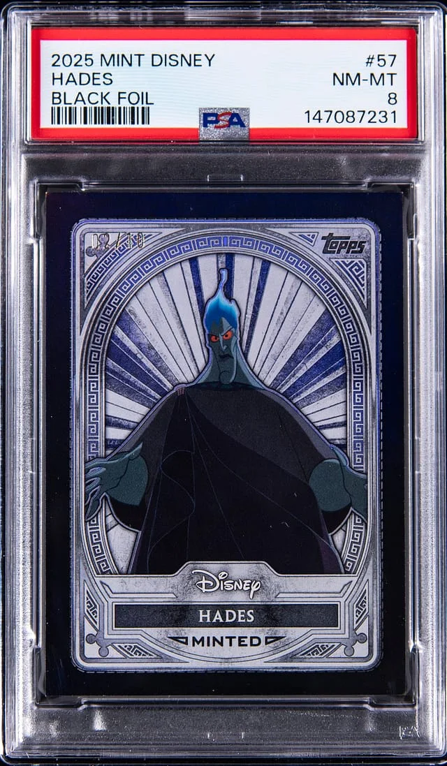 2025 Topps Hades Mint Disney Black Foil #57 card image