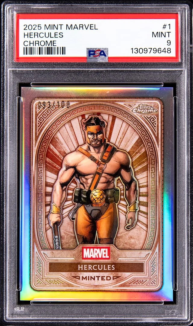 2025 Topps Hercules Mint Marvel Chrome #1 card image
