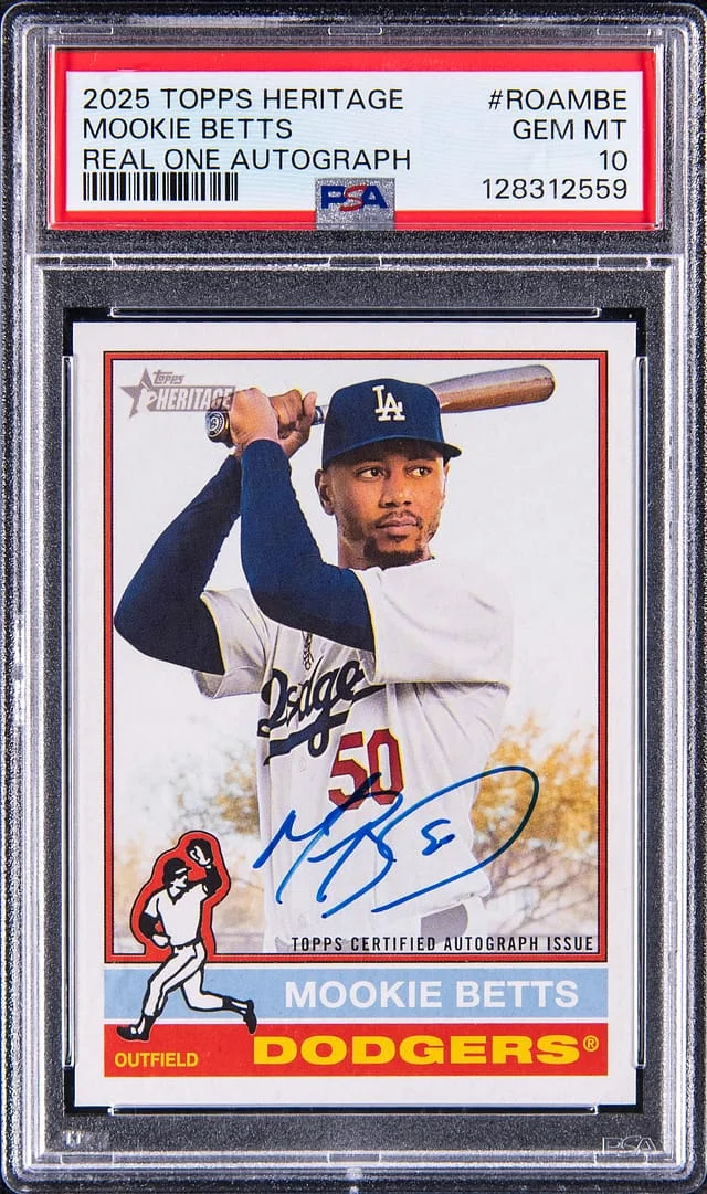 2025 Topps Heritage Real One Autograph #ROA #no-number card image