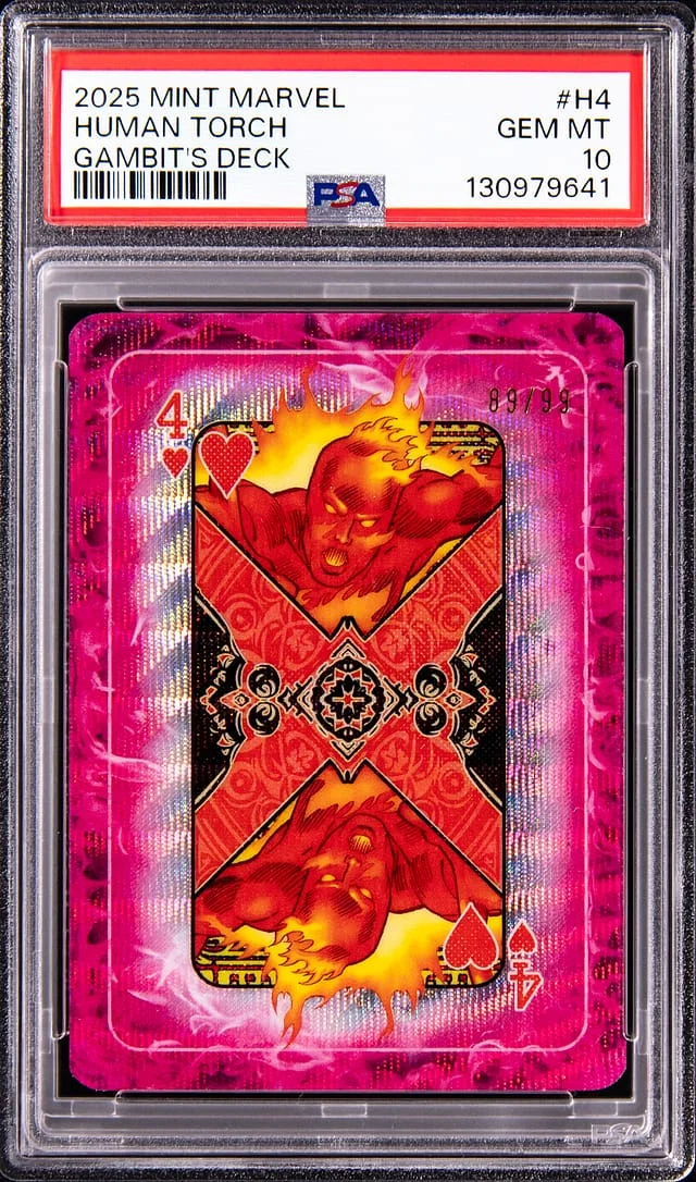 2025 Topps Human Torch Mint Marvel Gambit's Deck #H-4 card image