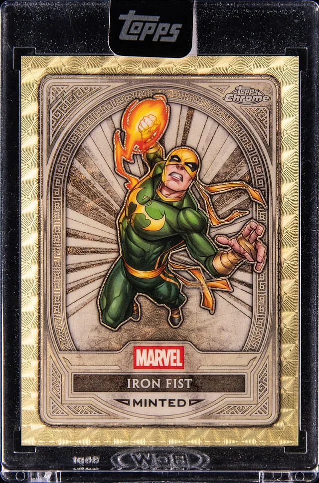 2025 Topps Iron Fist - Topps Encased Mint Marvel SuperFractor #65 card image