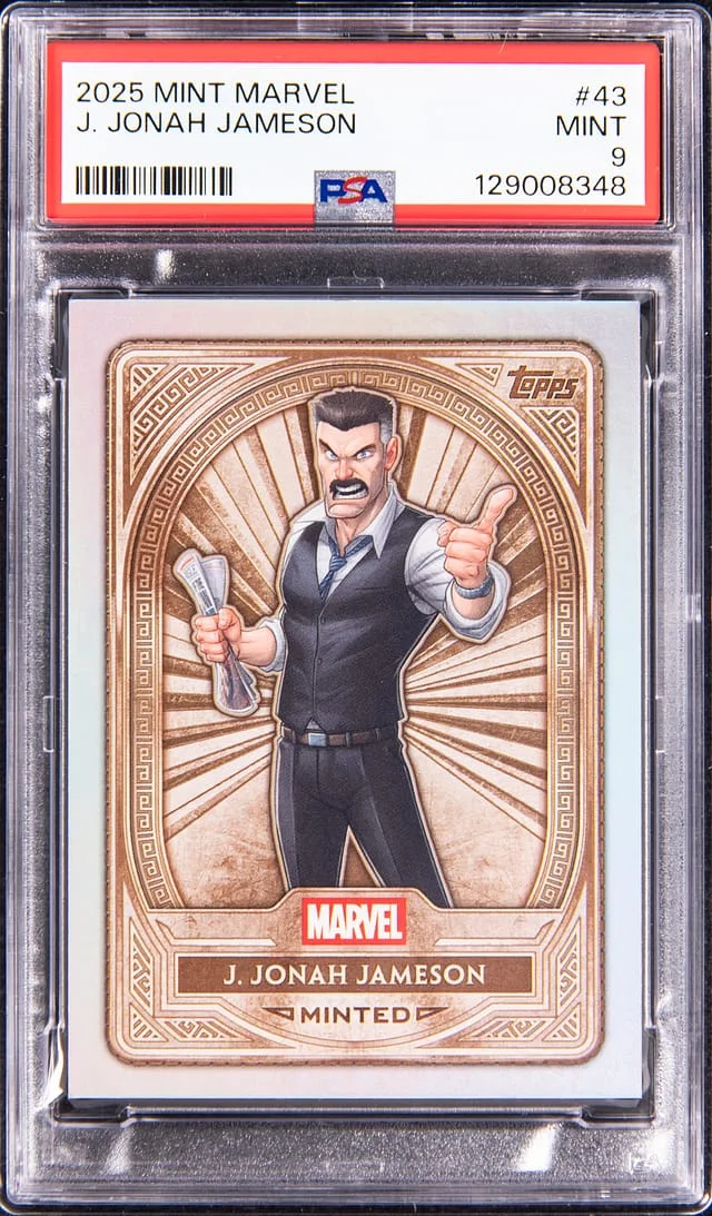 2025 Topps J. Jonah Jameson Mint Marvel #43 card image