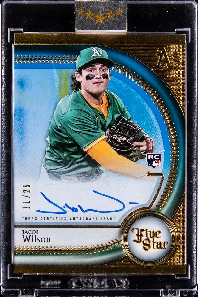 2025 Topps Jacob Wilson Five Star Autograph #FSA-JWI card image