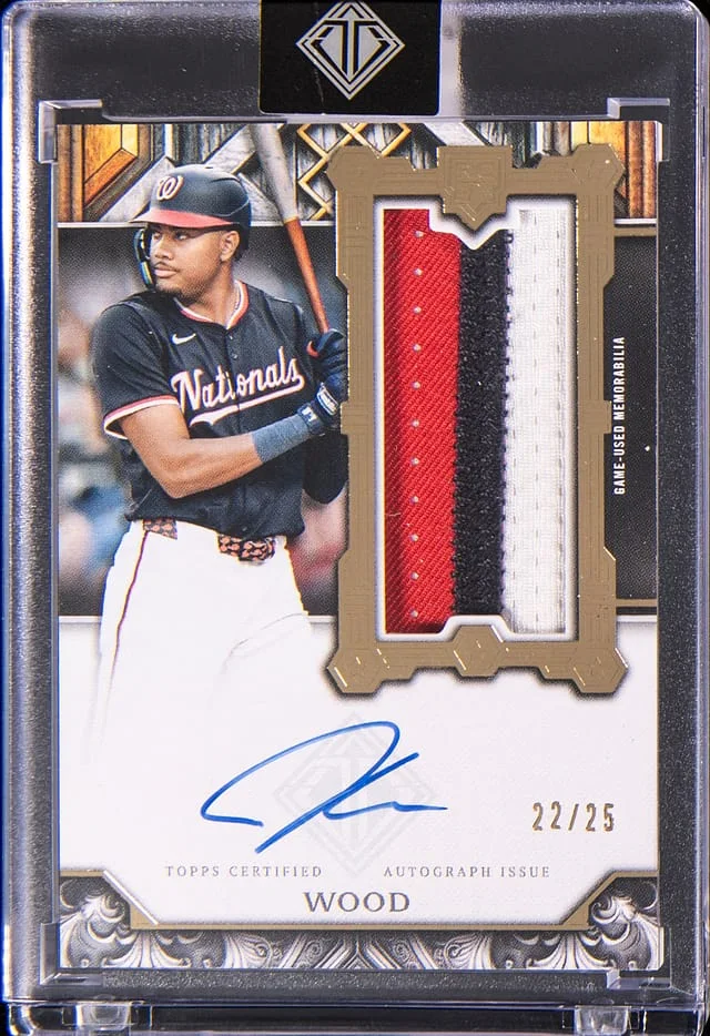 2025 Topps James Wood Transcendent Collection Showcase Patch Autograph #RSPA-JWO card image