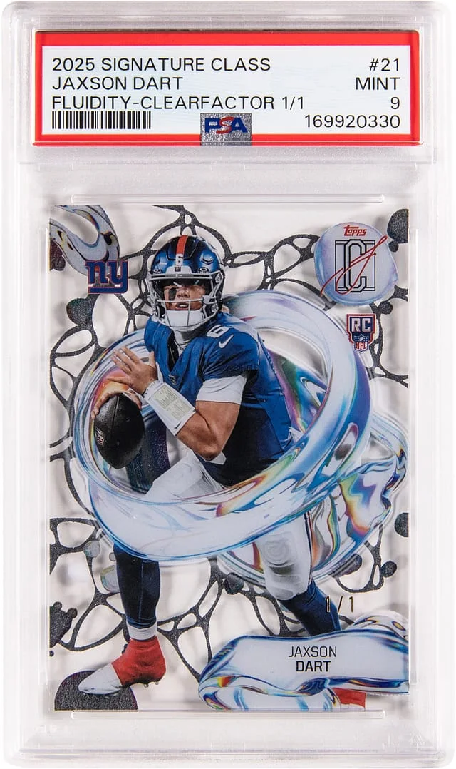 2025 Topps Jaxson Dart Signature Class Fluidity ClearFactor #FL-21 card image
