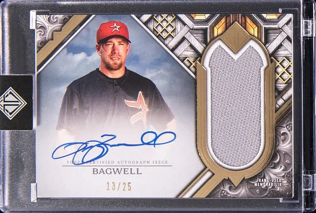 2025 Topps Jeff Bagwell Transcendent Collection Autograph Relic Variation #TCAR-BAG card image