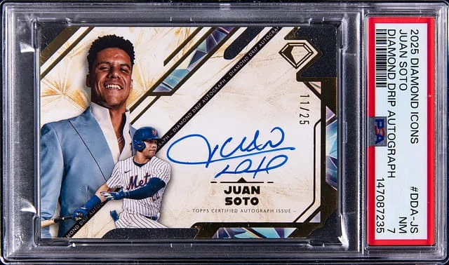 2025 Topps Juan Soto Diamond Icons Diamond Drip Autograph #DDA-JS card image