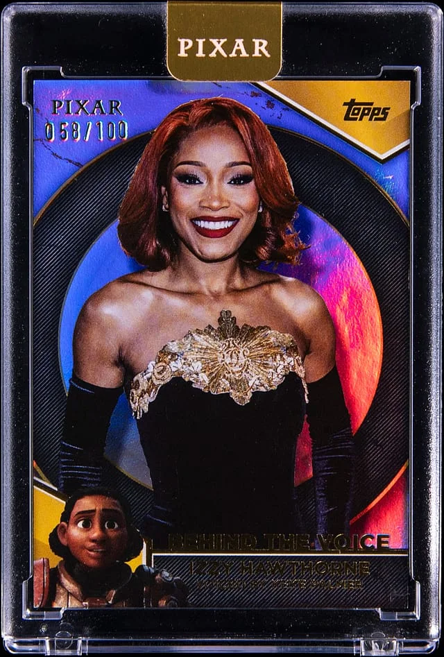 2025 Topps Keke Palmer - Topps Encased Pixar Gold Behind The Voice #BTV-KP card image