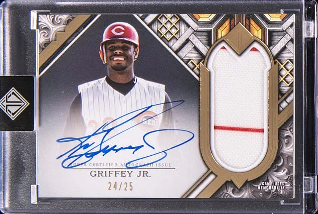 2025 Topps Ken Griffey Jr. Transcendent Collection Autograph Relic #TCAR-KG card image