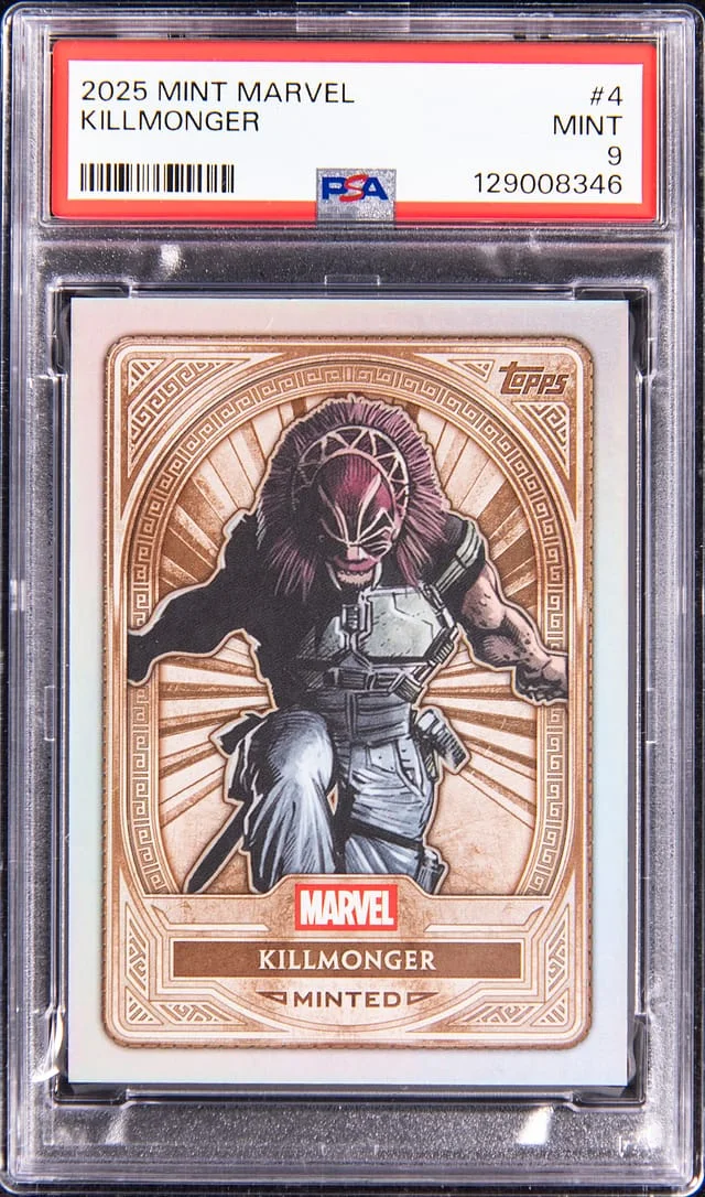 2025 Topps Killmonger Mint Marvel #4 card image