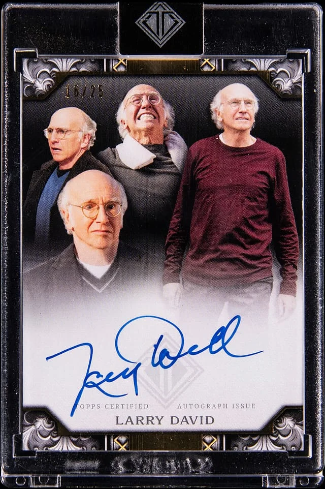 2025 Topps Larry David Transcendent Autograph #TCA-LD card image