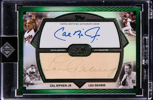2025 Topps Lou Gehrig/Cal Ripken Jr. Transcendent Collection Gemstones #CRCS card image