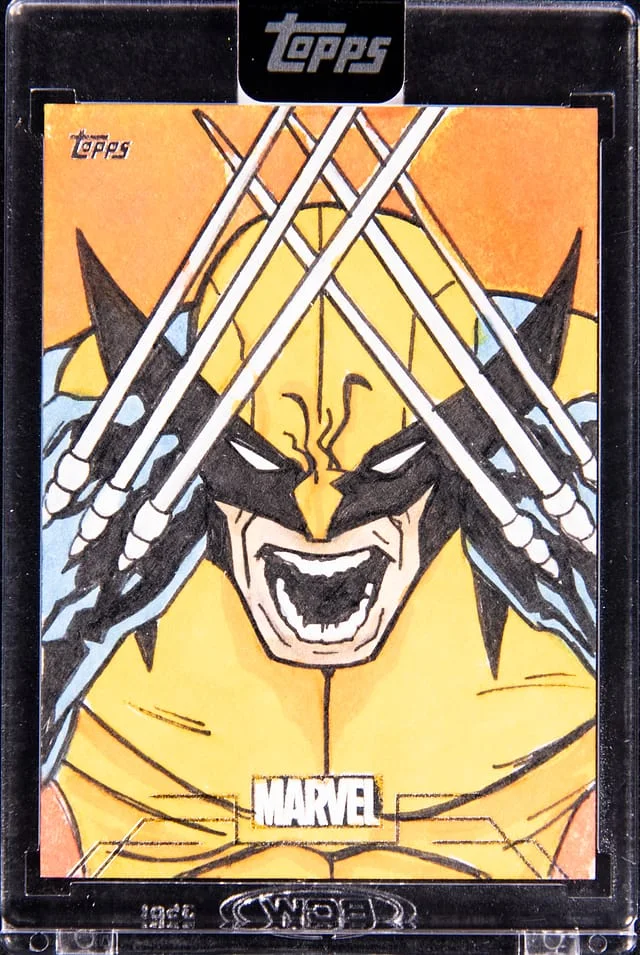 2025 Topps Marvel Mint Original Sketch Card Wolverine #no-number card image