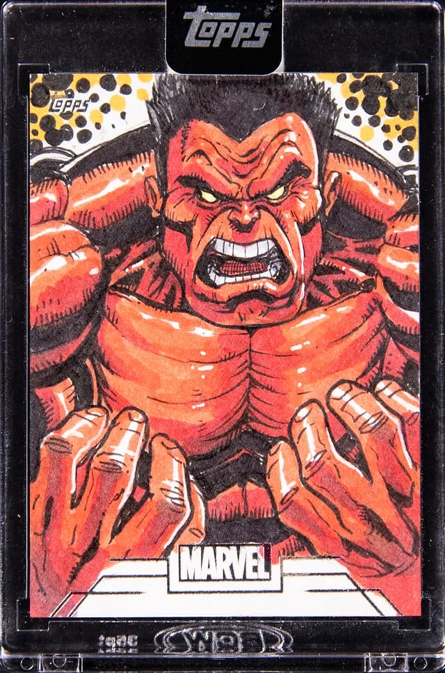 2025 Topps Marvel Mint Original Sketch Chris Meeks #no-number card image