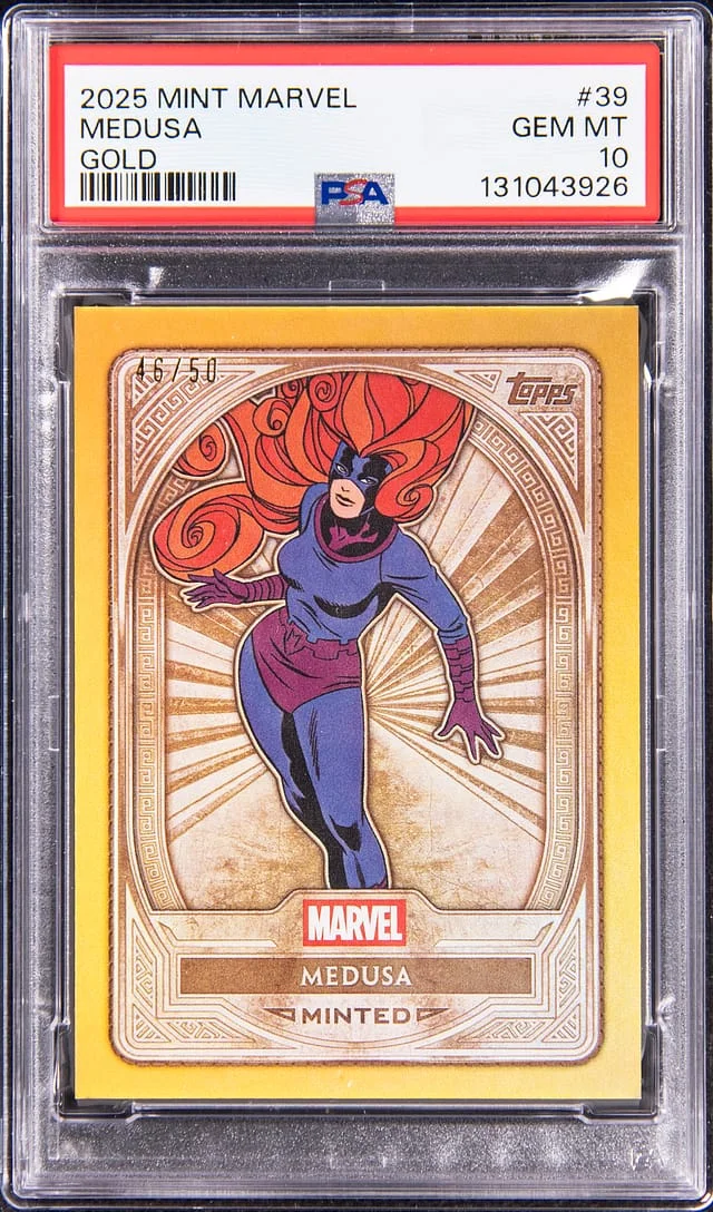 2025 Topps Medusa Mint Marvel Gold #39 card image