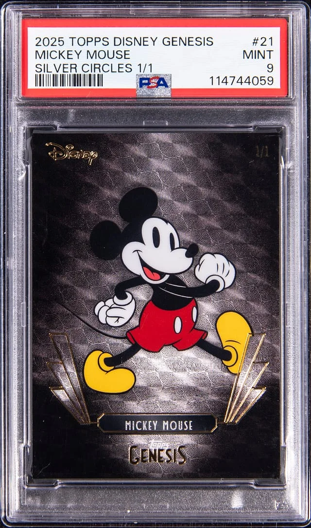 2025 Topps Mickey Mouse Disney Genesis Silver Circles #21 card image