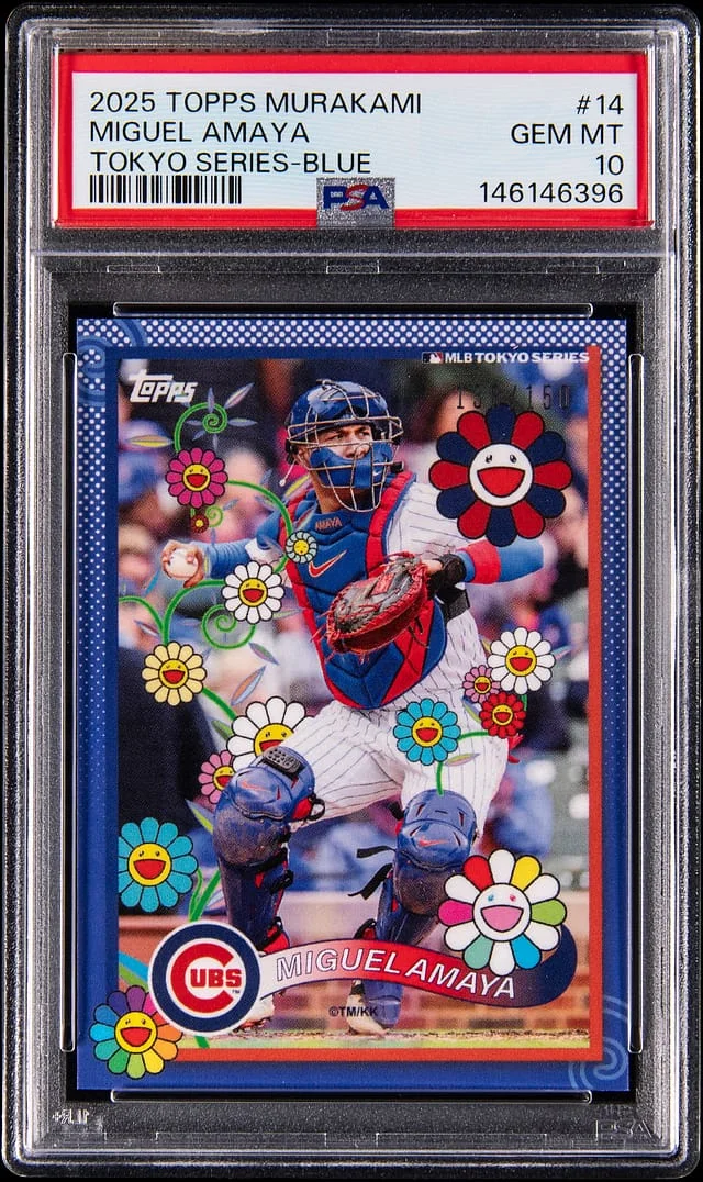 2025 Topps Miguel Amaya Murakami Tokyo Series Blue #14 card image