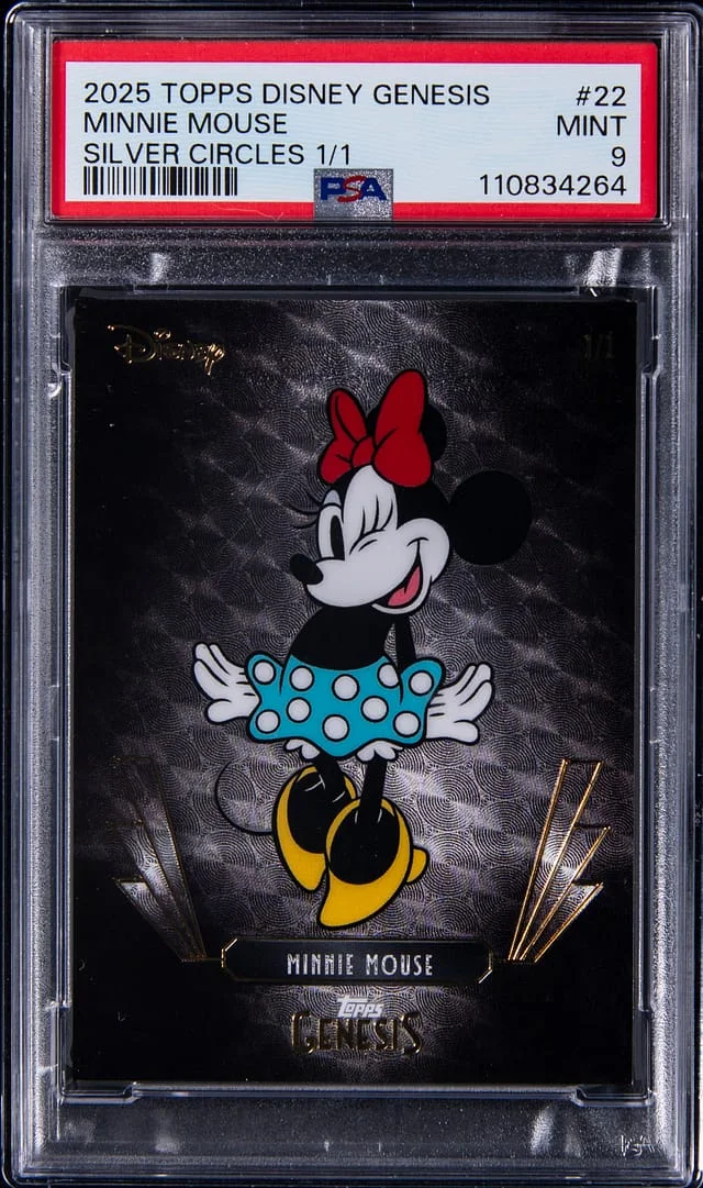 2025 Topps Minnie Mouse Disney Genesis Silver Circles #22 card image