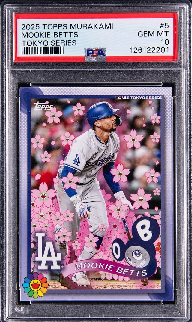 2025 Topps Mookie Betts Murakami Tokyo Series #5 card image