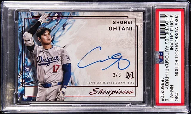 2025 Topps Museum Collection Shohei Ohtani Showpieces Autograph Emerald #SA-SO card image