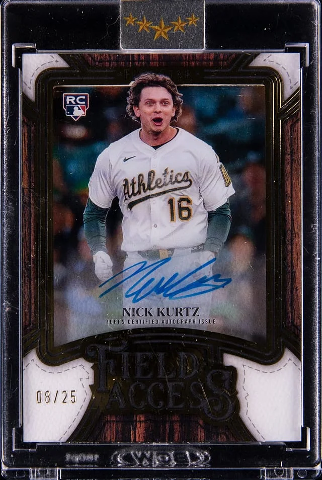 2025 Topps Nick Kurtz Five Star Field Access Autograph #FA-NK card image