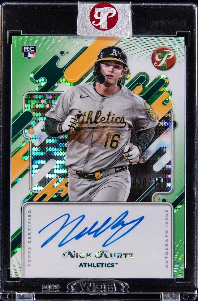 2025 Topps Nick Kurtz Pristine Autograph #PA-NKU card image