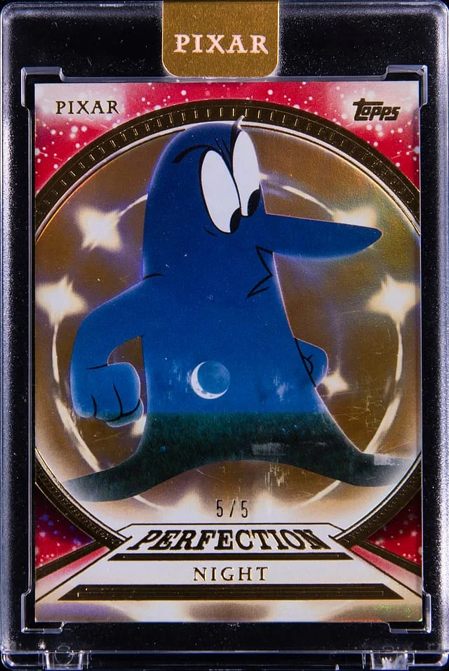 2025 Topps Night - Topps Encased Disney Pixar Perfection Gold Rainbow Foil #PP-56 card image