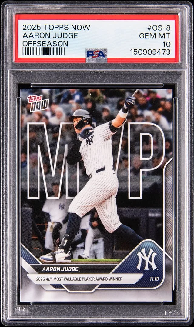 2025 Topps Now Aaron Judge Offseason #OS-8 card image