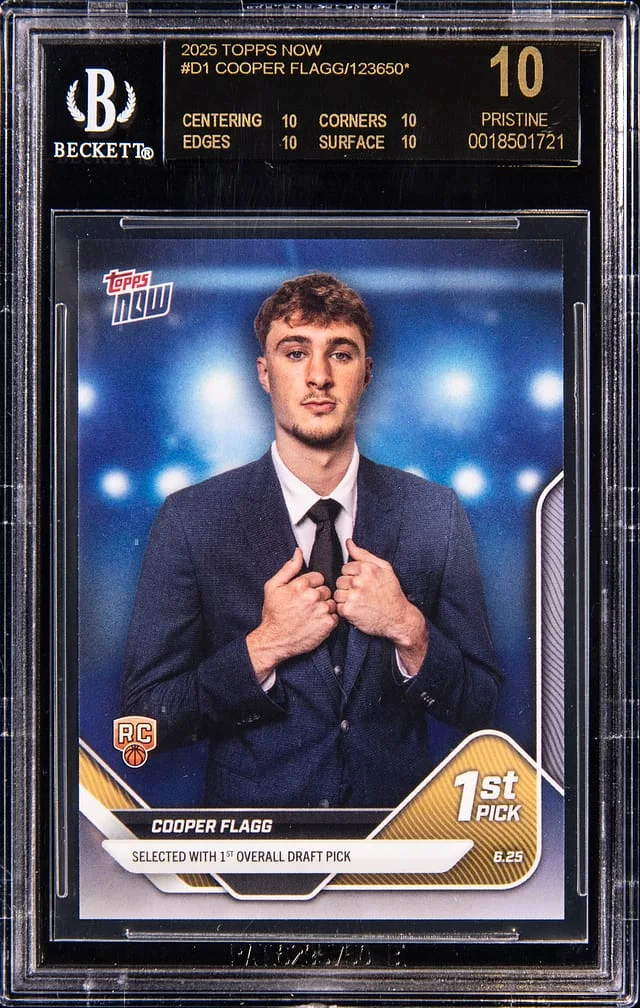2025 Topps Now Cooper Flagg #D1 card image