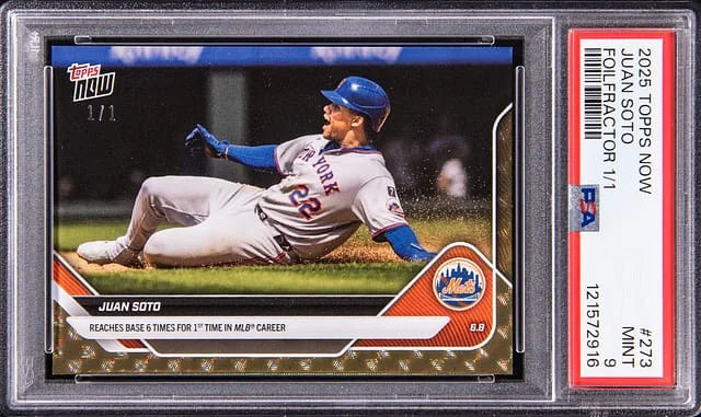 2025 Topps Now Juan Soto Foilfractor #273 card image