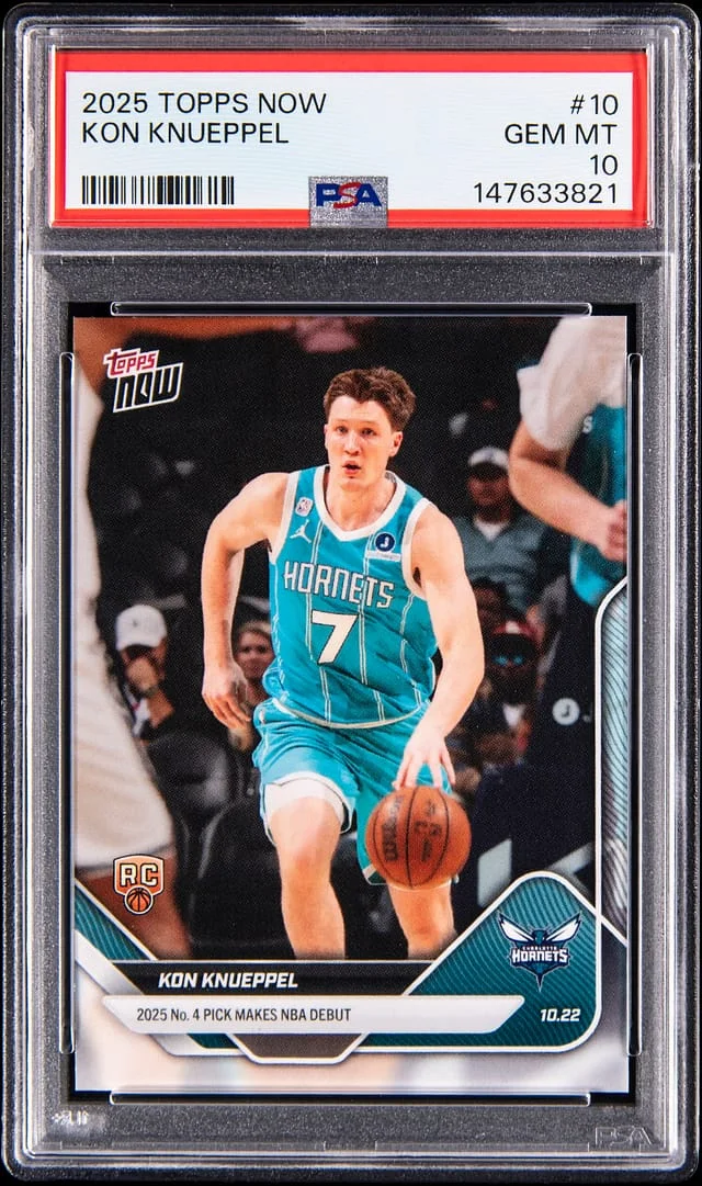 2025 Topps Now Kon Knueppel #10 card image