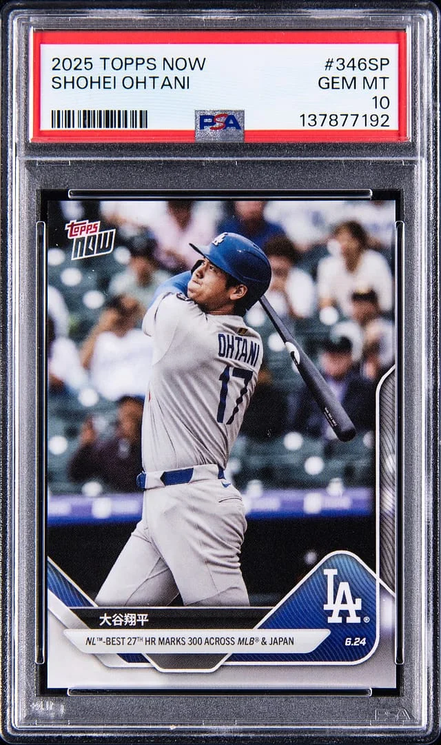 2025 Topps Now Shohei Ohtani #346SP card image
