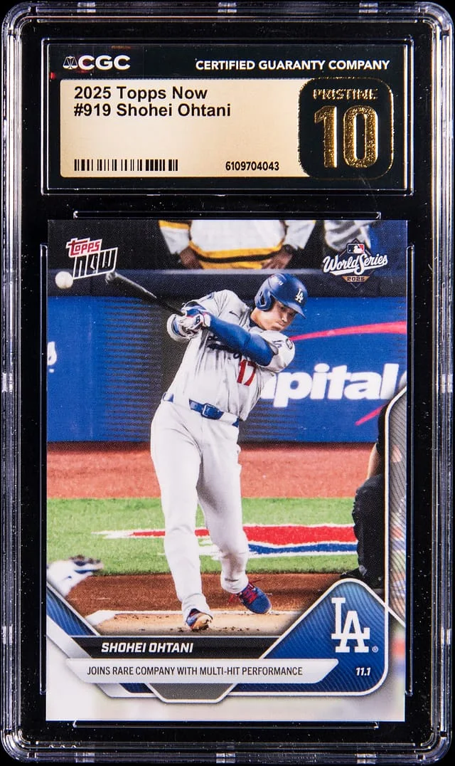 2025 Topps Now Shohei Ohtani #919 card image