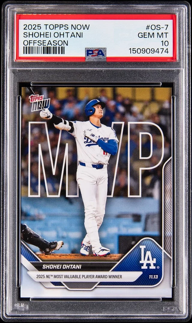 2025 Topps Now Shohei Ohtani Offseason #OS-7 card image