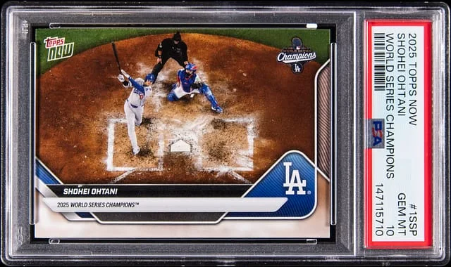 2025 Topps Now Shohei Ohtani World Series Champions #WS-1SSP card image