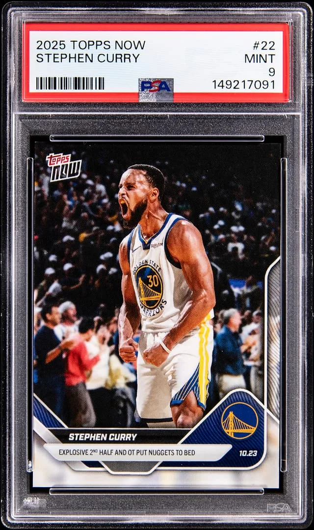 2025 Topps Now Stephen Curry #22 card image