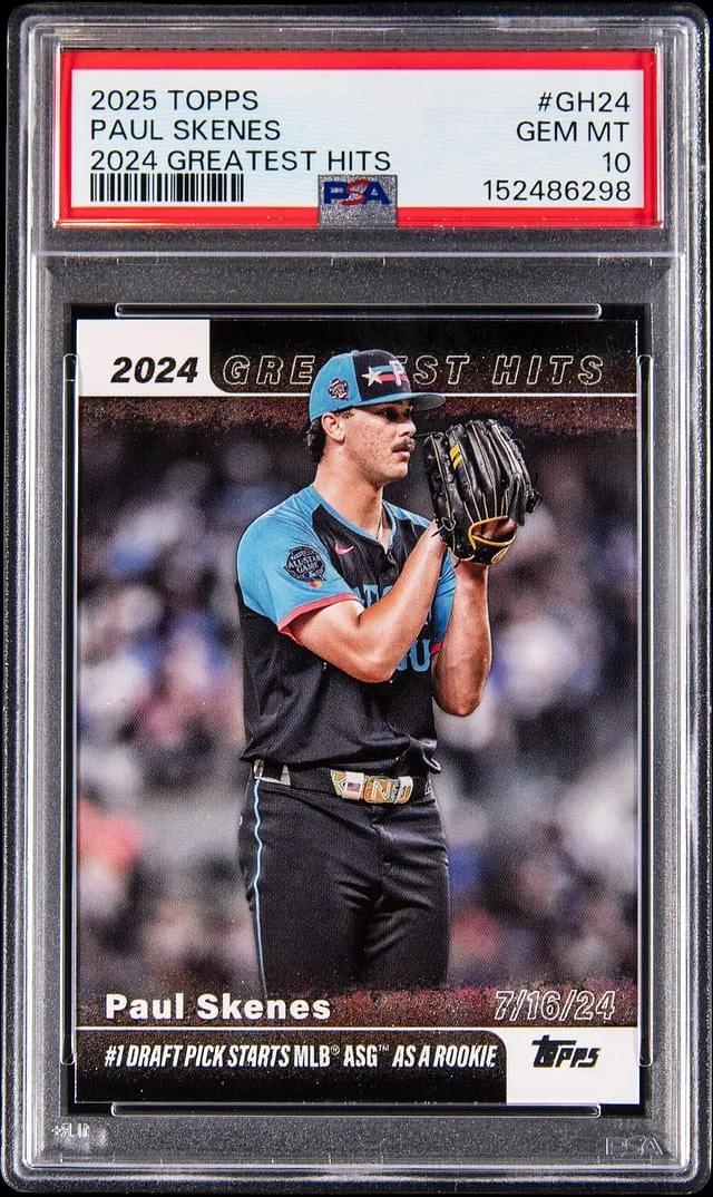 2025 Topps Paul Skenes 2024 Greatest Hits #GH-24 card image